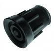 Kruk-en stokdoppen 21mm zwart