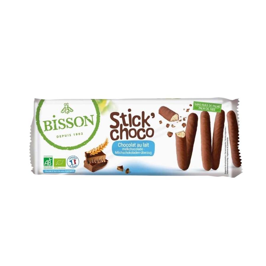 Stick choco melkchocolade bio