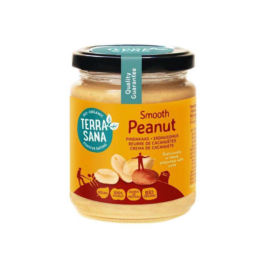 Pindakaas fijn zonder zout bio