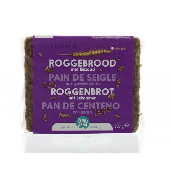 Roggebrood lijnzaad bio