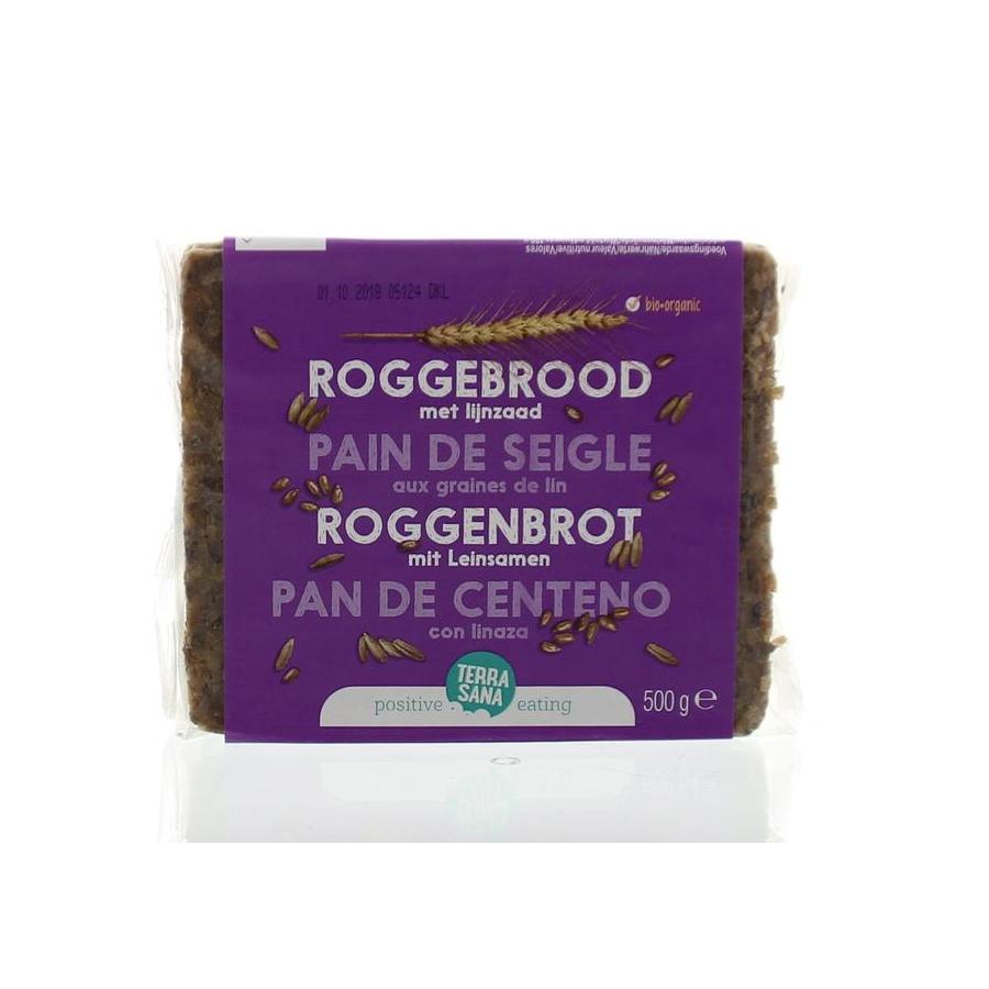Roggebrood lijnzaad bio