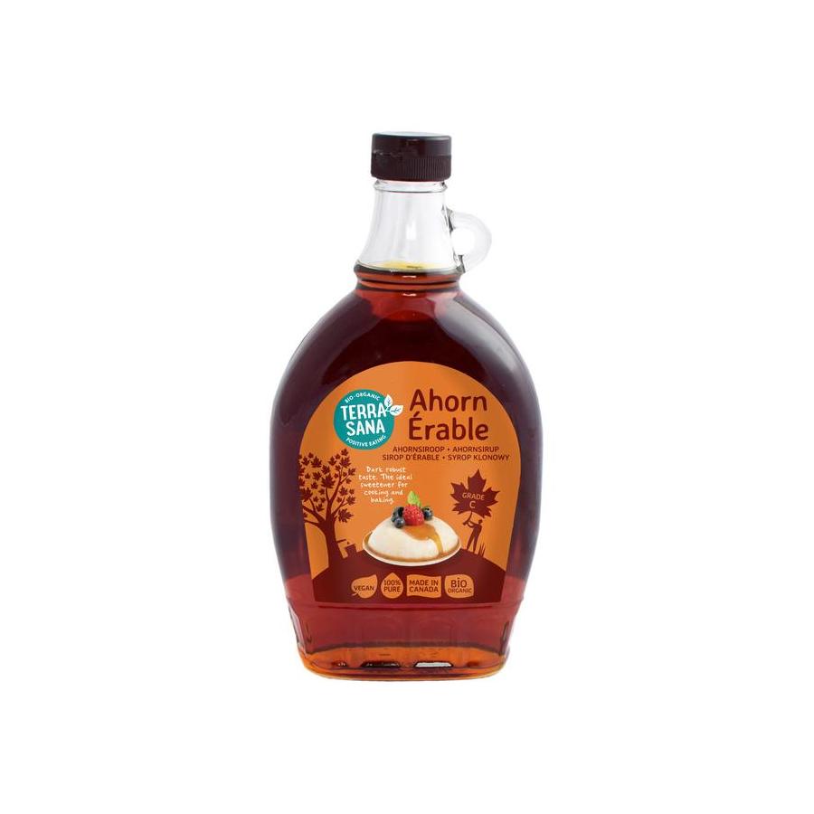Ahornsiroop graad C (glas) bio