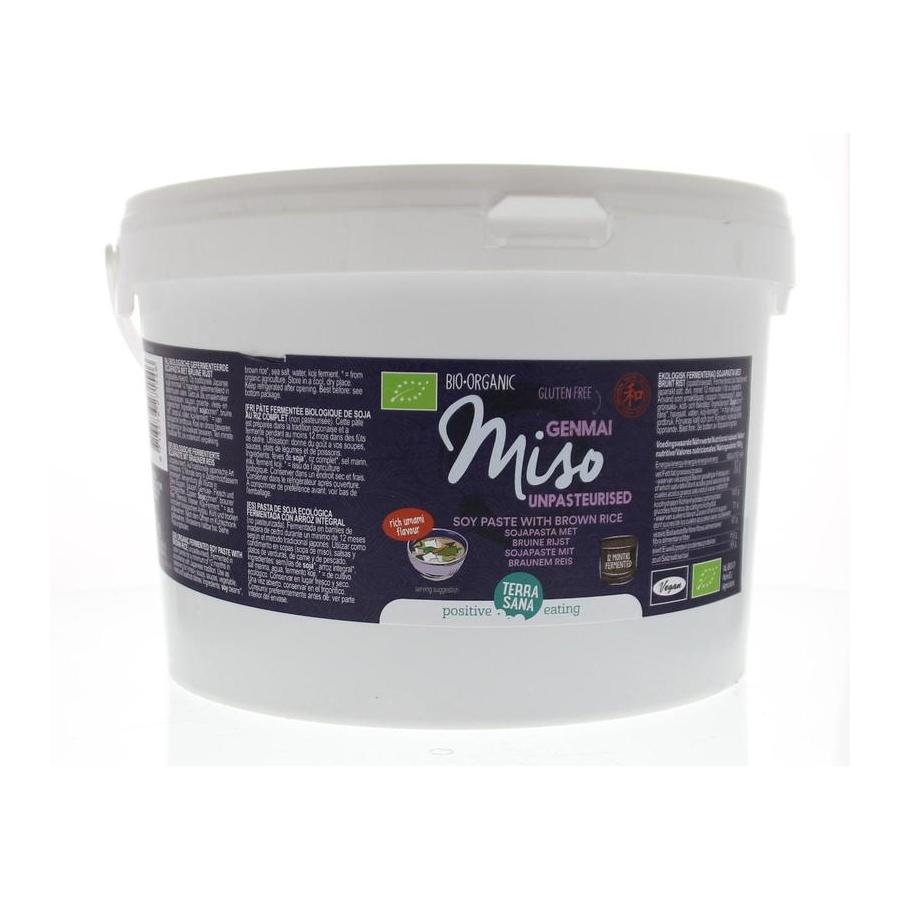 Genmai miso ongepasteuriseerd emmer bio