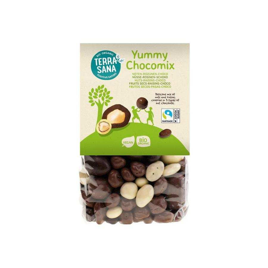 Yummy chocomix noten rozijnen choco bio