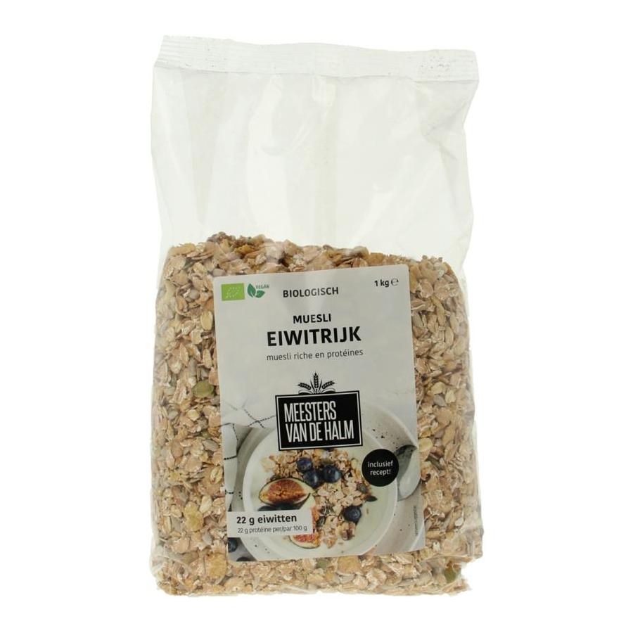 Muesli eiwitrijk herstel after sport bio