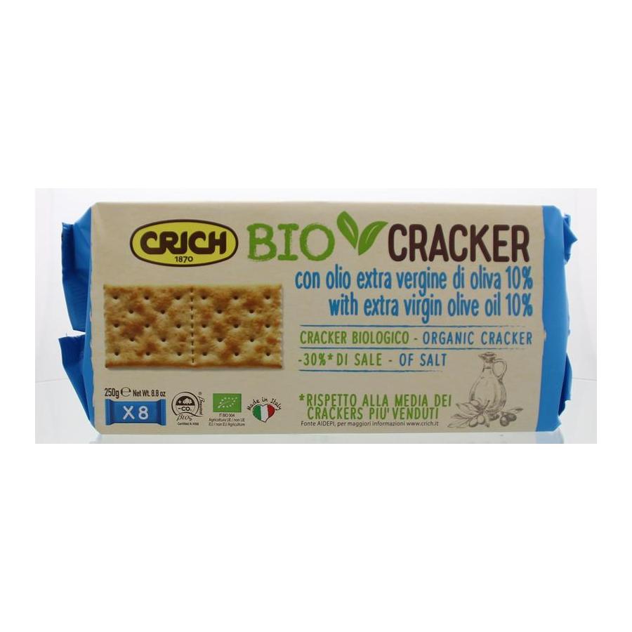 Crackers olijfolie blauw bio