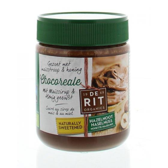 Chocoreale hazelnootpasta natural sweetener bio