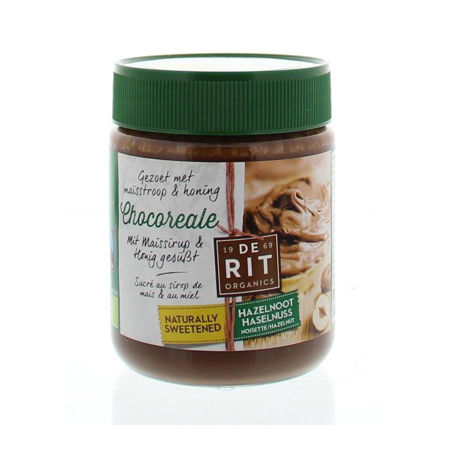 Chocoreale hazelnootpasta natural sweetener bio