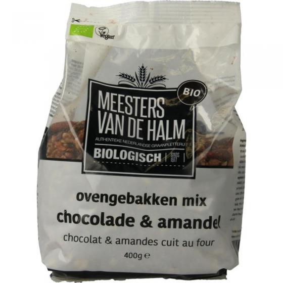 Ovengebakken mix chocolade en amandel bio