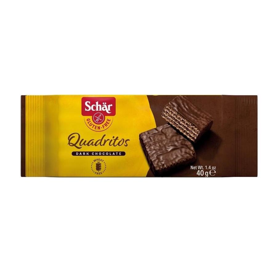Quadritos cacao wafel