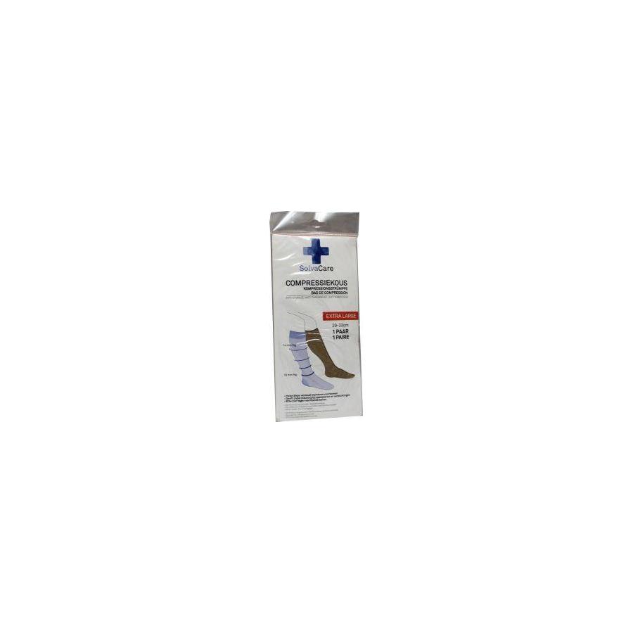 Compressiekous beige XL 29 - 33 cm