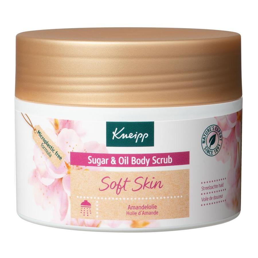 Soft skin sugar & oil body scrub amandelolie