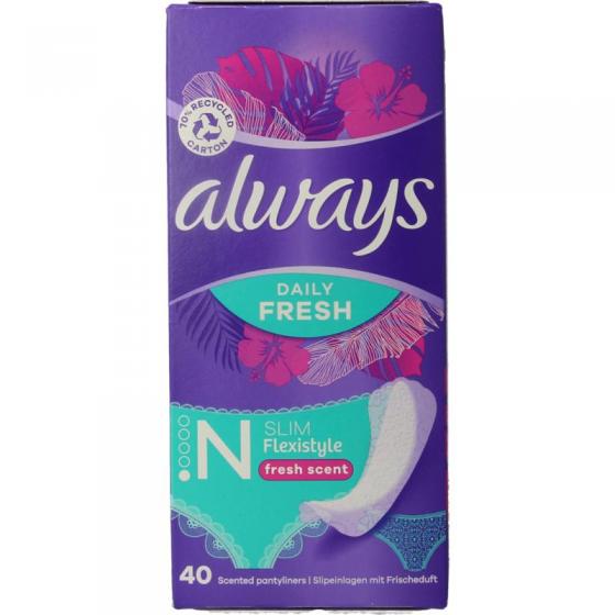 Inlegkruisjes daily protect fresh & scent