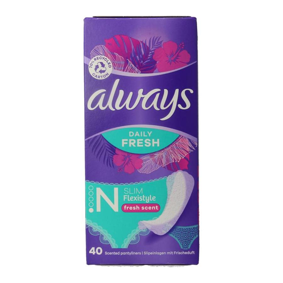 Inlegkruisjes daily protect fresh & scent