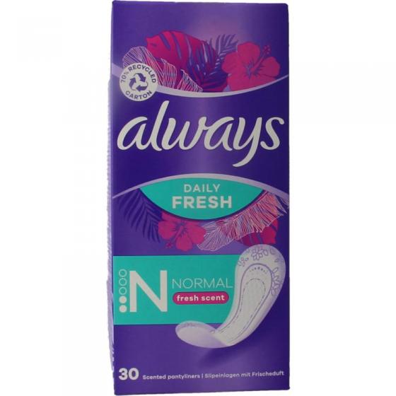 Inlegkruisjes daily fresh normaal & scent