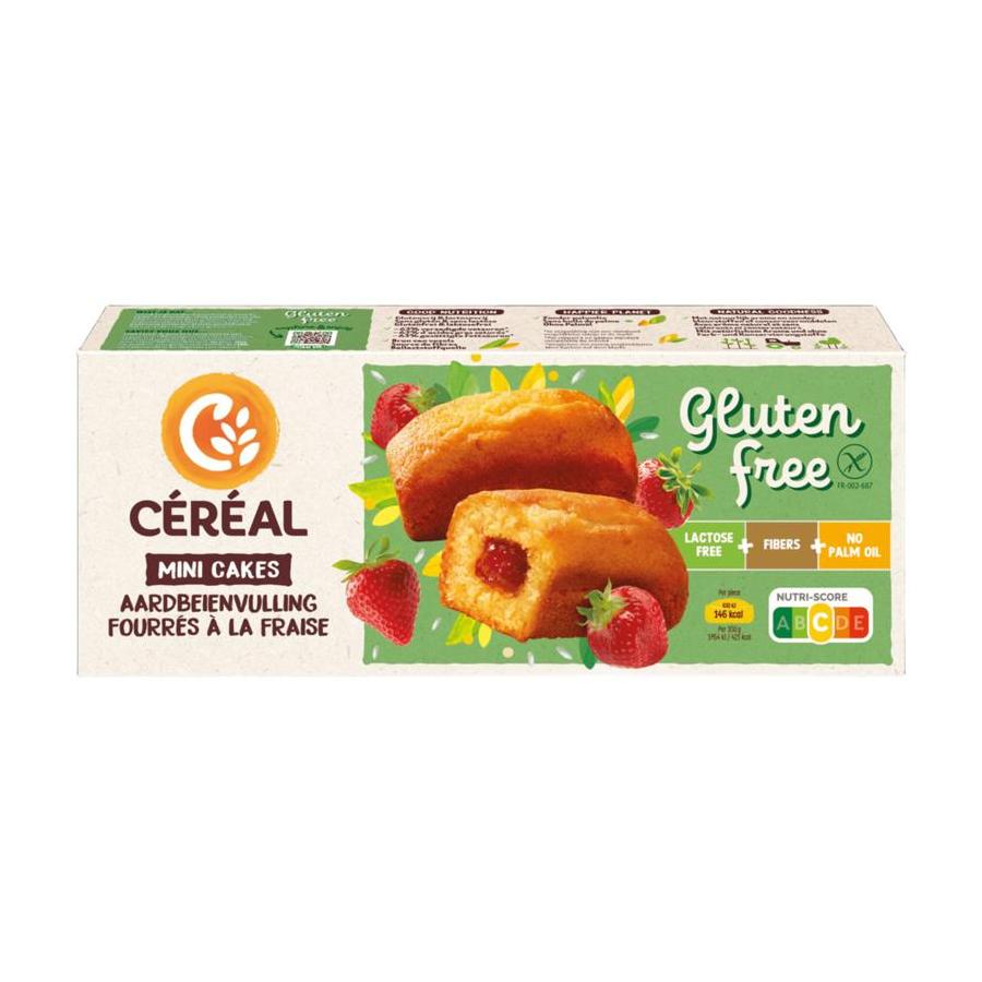 Aardbei cakeje glutenvrij