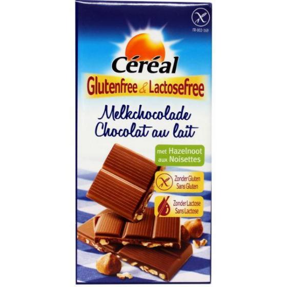 Melkchocolade hazelnoot glutenvrij