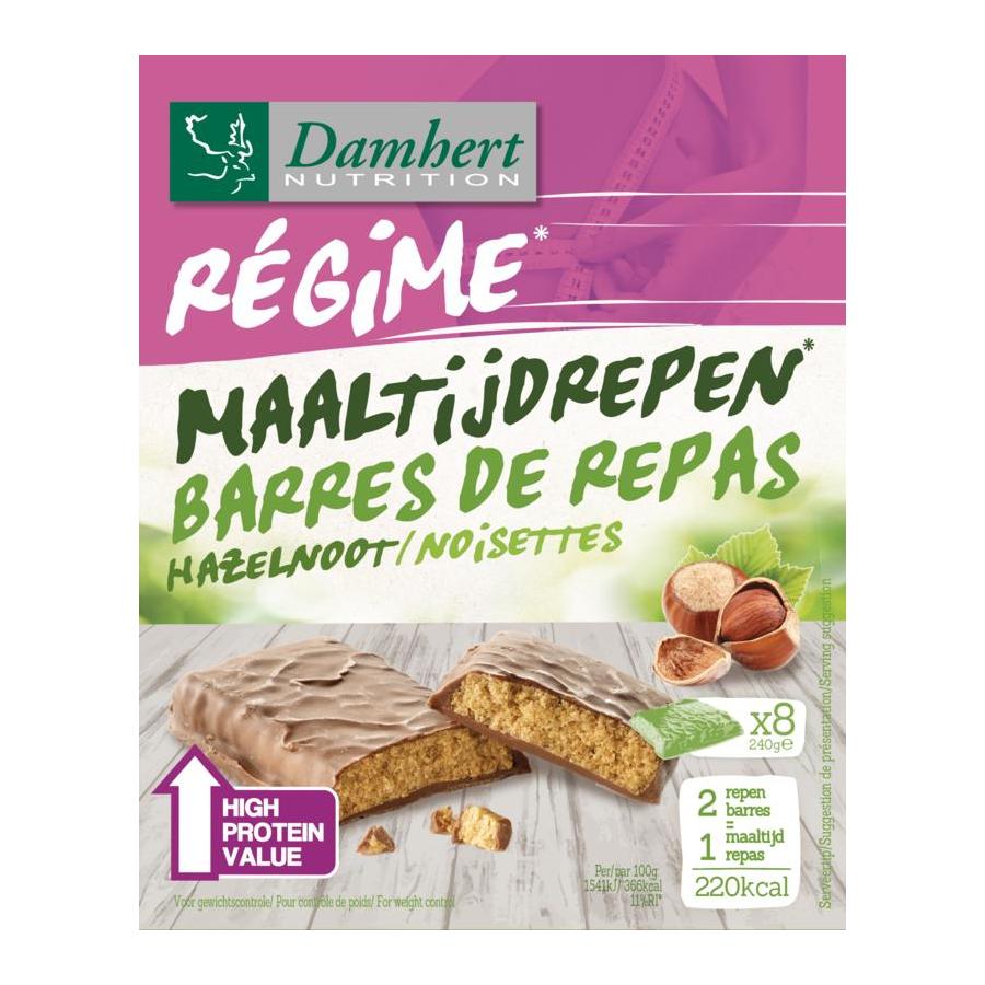 Afslank proteinereep chocolade hazelnoot