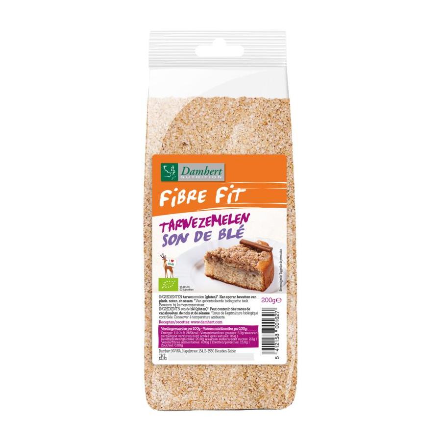 Fibre fit tarwezemelen bio