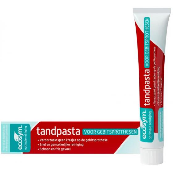 Tandpasta voor gebitsprotese