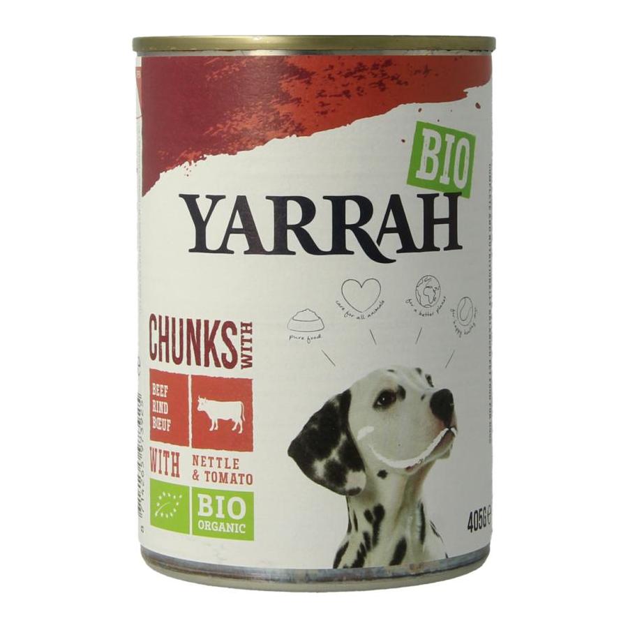 Hond brok rund in saus bio