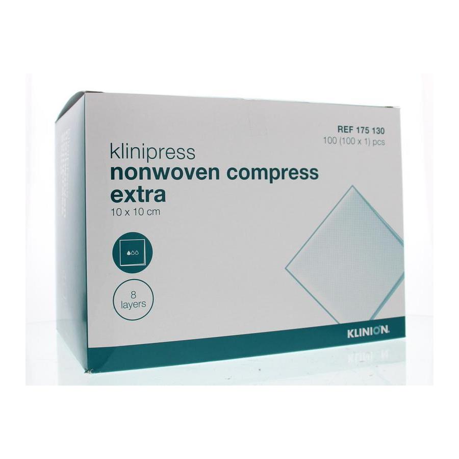 Non-woven compres 10 x 10cm extra