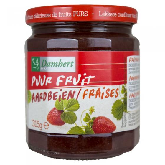 Puur fruit confituur aardbei