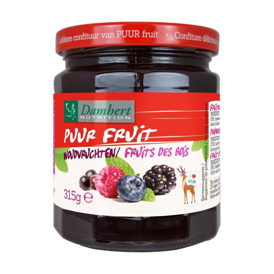 Puur fruit confituur woudvruchten