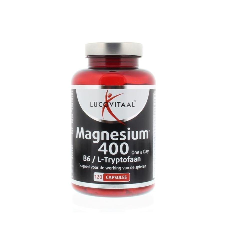Magnesium 400 met B6 en L-tryptofaan