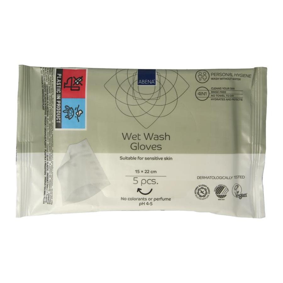 Wet wash washandjes verzorgend