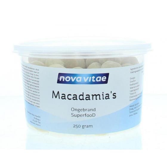 Macadamia ongebrand raw