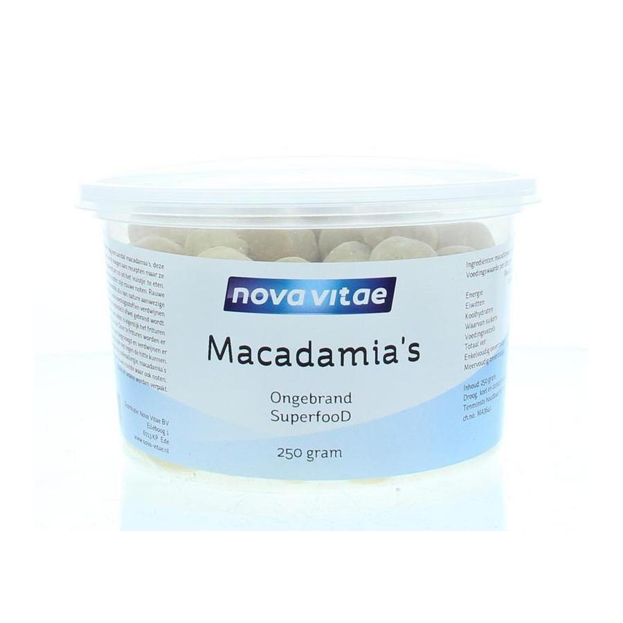 Macadamia ongebrand raw