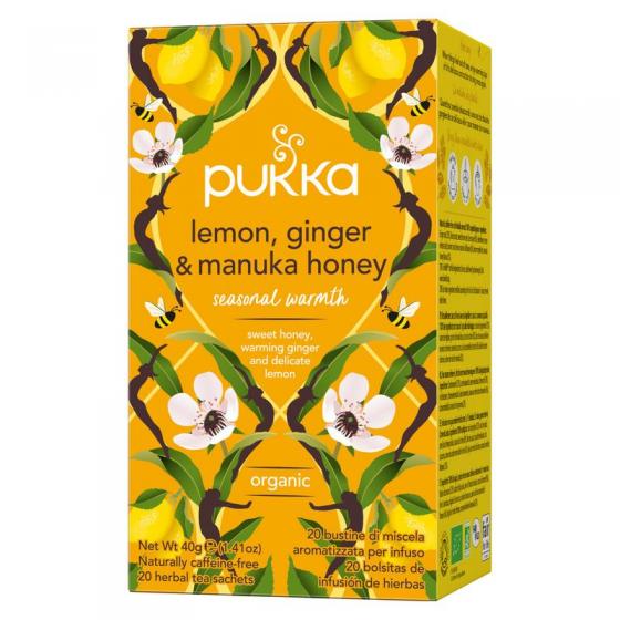 Lemon ginger manuka honey bio