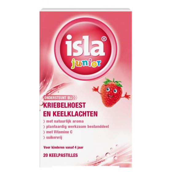 Junior keelpastilles aardbei