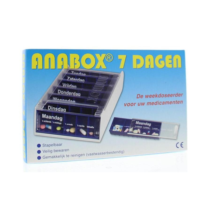 Anabox 7 dagen blauw