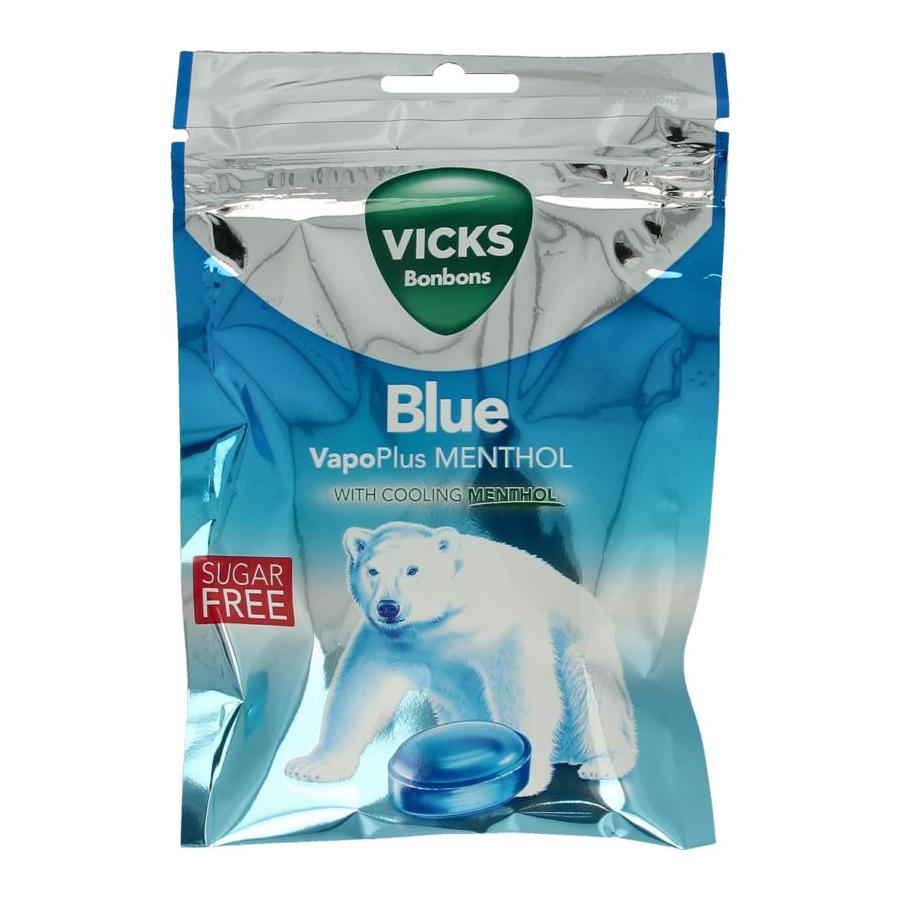 Blue menthol suikervrij bag