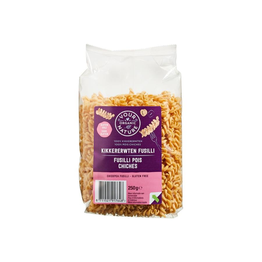 Kikkererwten fusilli glutenvrij