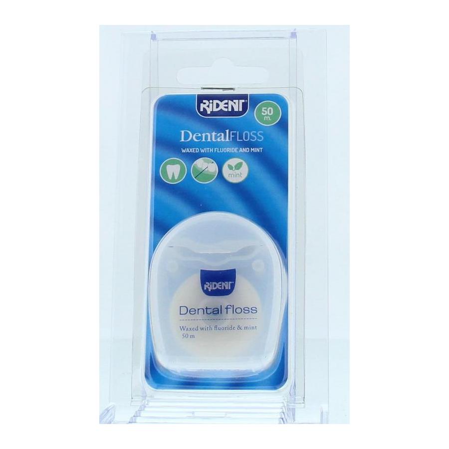 Flossdraad was fluor mint 50 meter