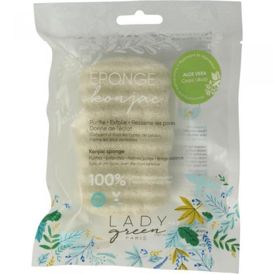 Konjac lichaamsspons aloe vera