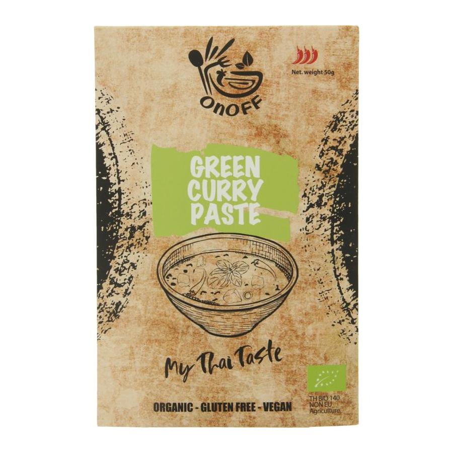 Thaise groene currypasta bio