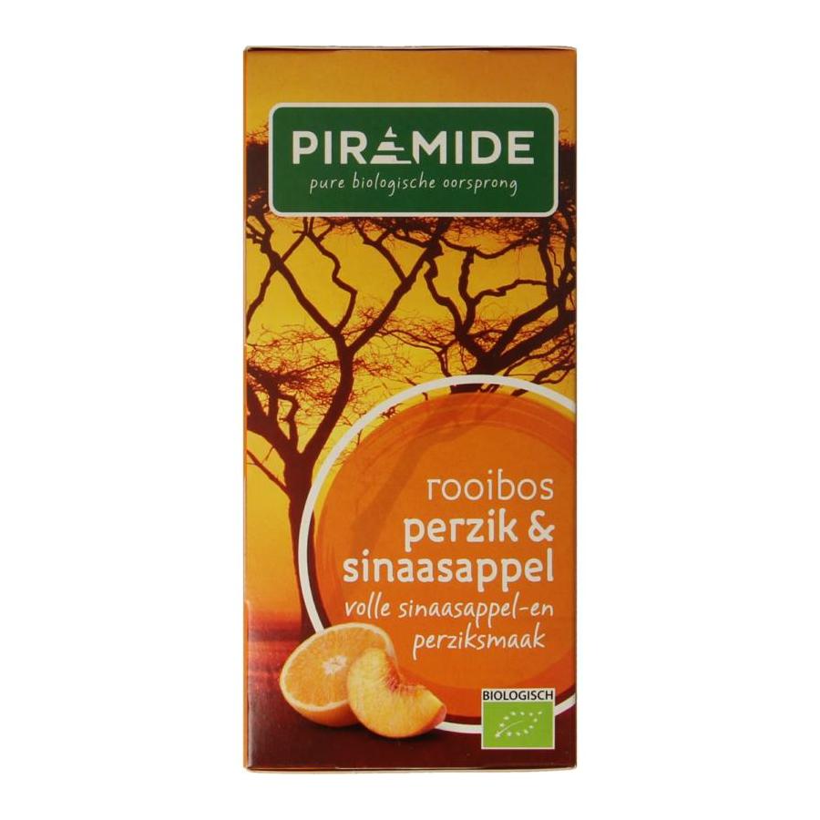 Rooibos perzik sinaasappel thee bio