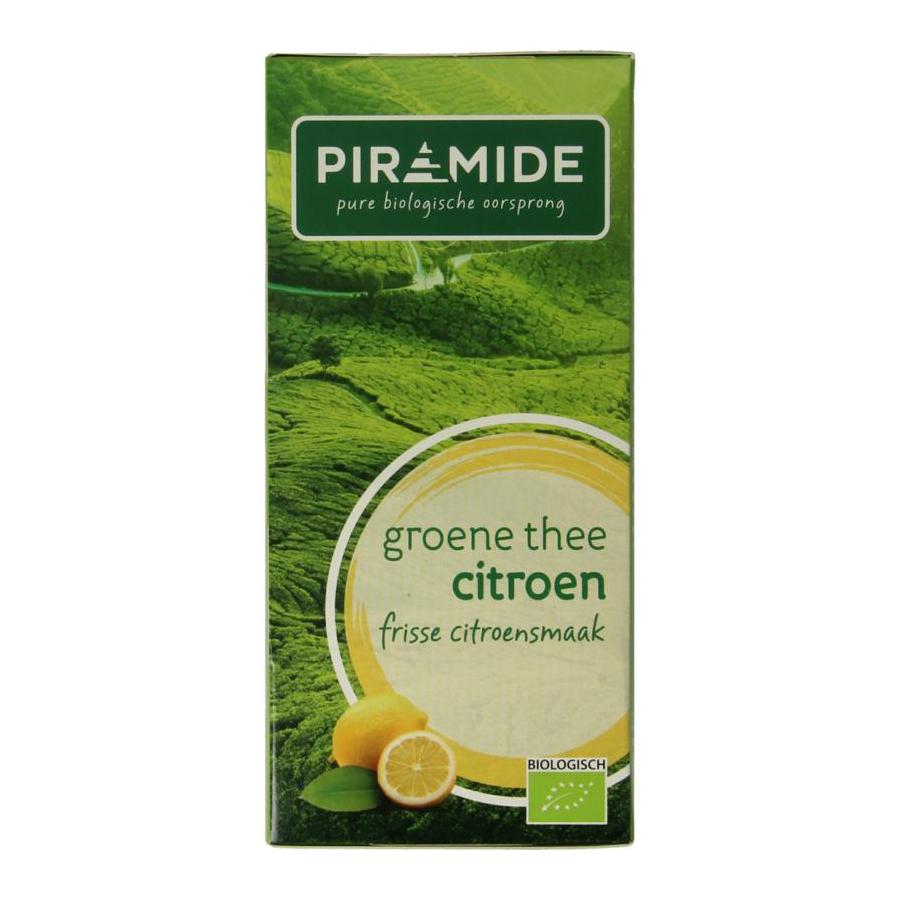 Groene thee met citroen eko bio