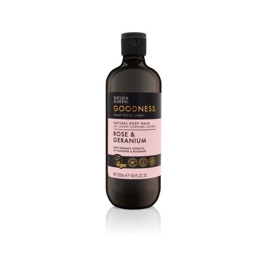 Body wash goodness rose & geranium