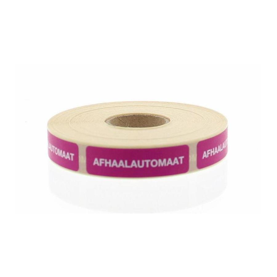 Strooketiket afhaalautomaat 12 x 44mm