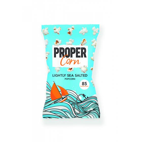 Popcorn lightly sea salted