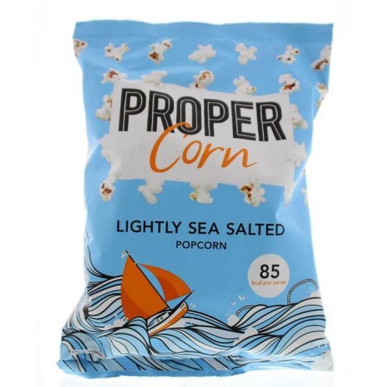 Popcorn lightly sea salted