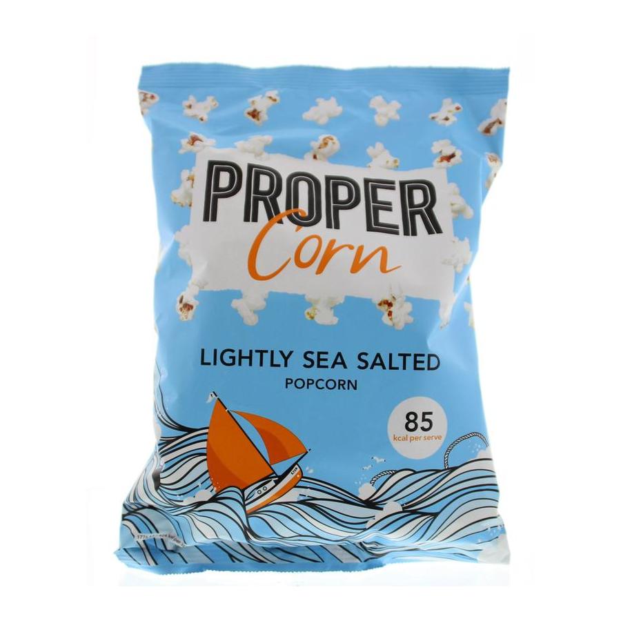 Popcorn lightly sea salted