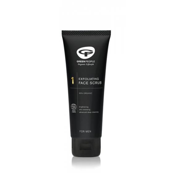 Men face scrub exfoliating