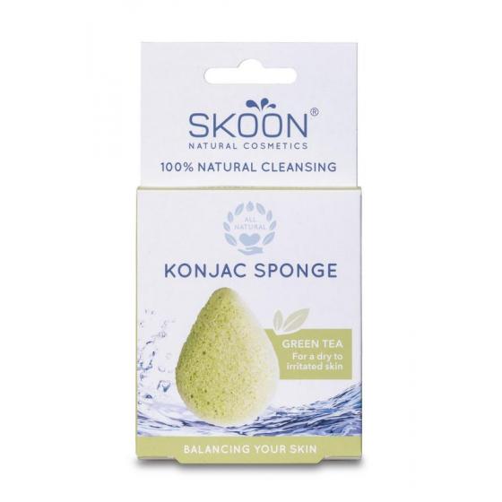 Konjac spons green tea bio