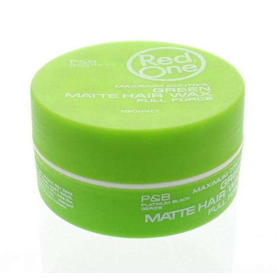 Haarwax green matte wax